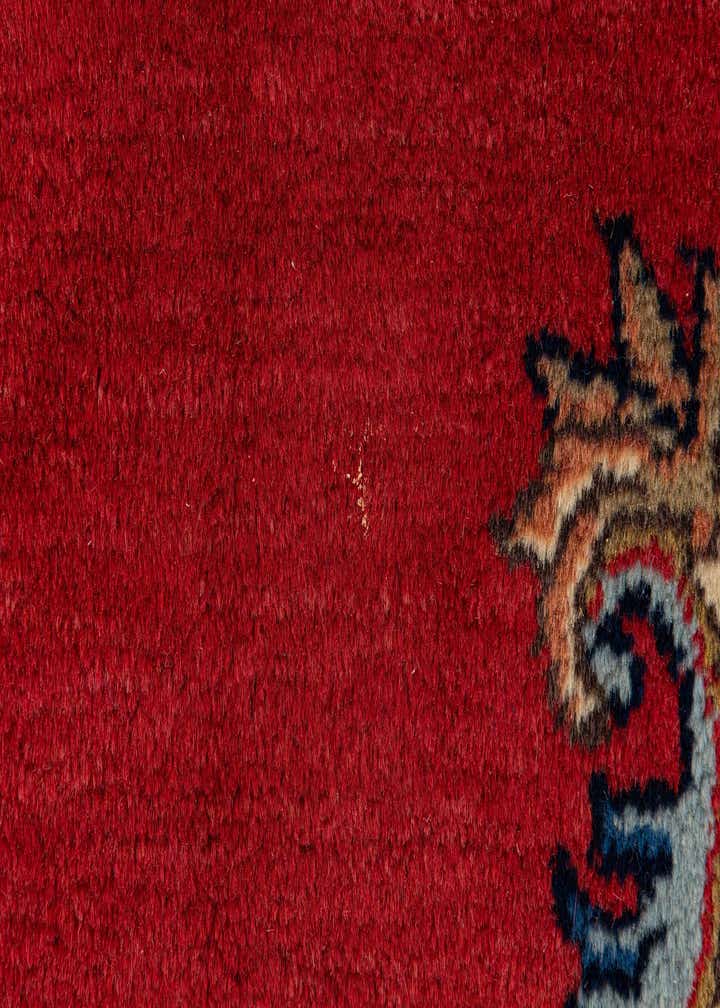 7' 3 x 10' 8 Hand Knotted Kashan Oriental Wool Rug