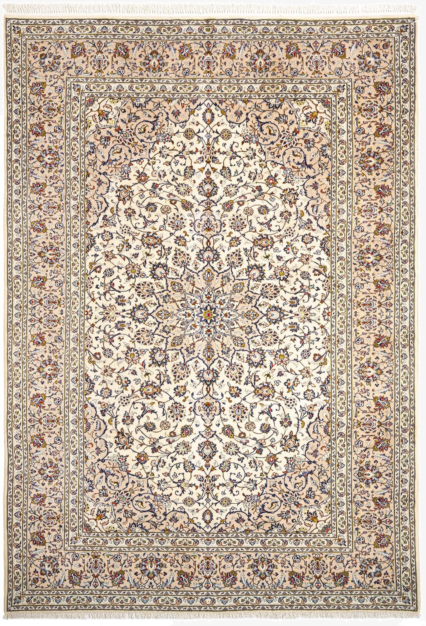 8' 2 x 11' 6 Kashan Wool Rug