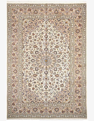 8' 2 x 11' 6 Kashan Wool Rug