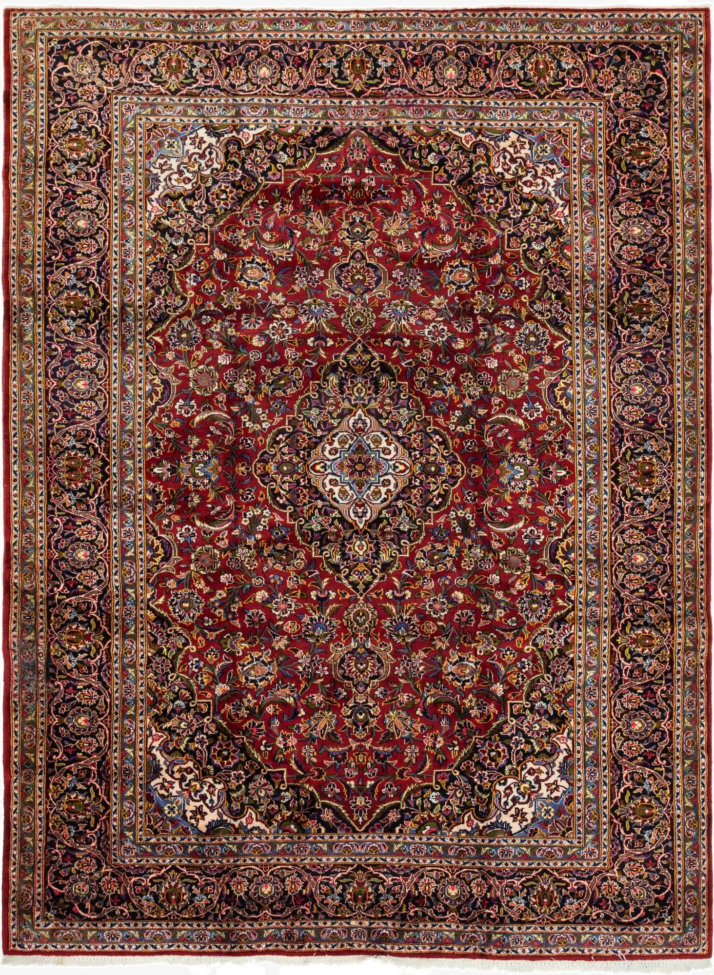 292cm x 390cm  Hand Knotted Kashan Persa Wool Alfombra