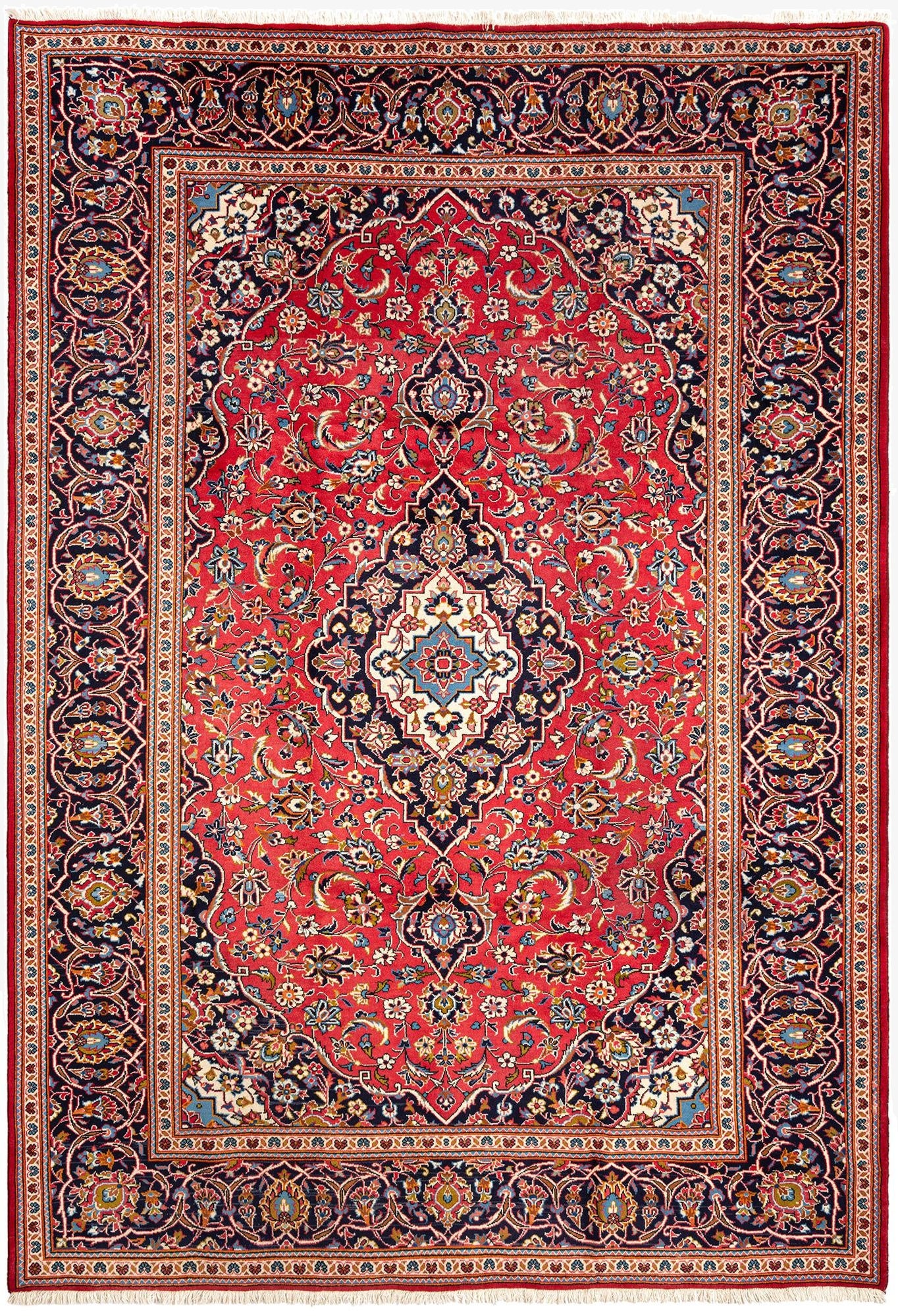 8' 1 x 11' 5 Kashan Wool Rug