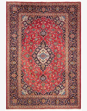 8' 1 x 11' 5 Kashan Wool Rug