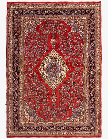 7' x 10' Kashan Wool Rug