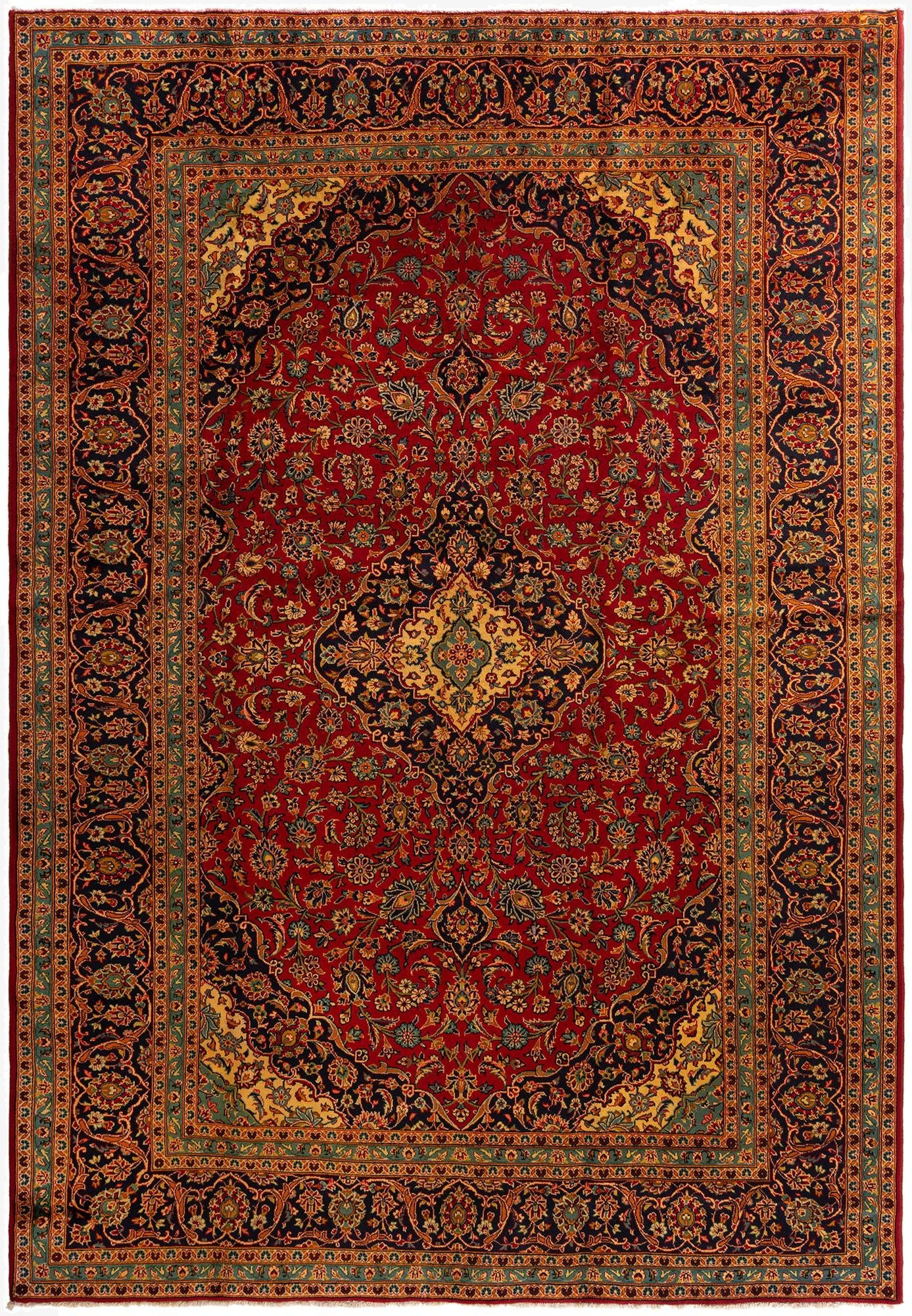 250cm x 360cm Kashan Rug