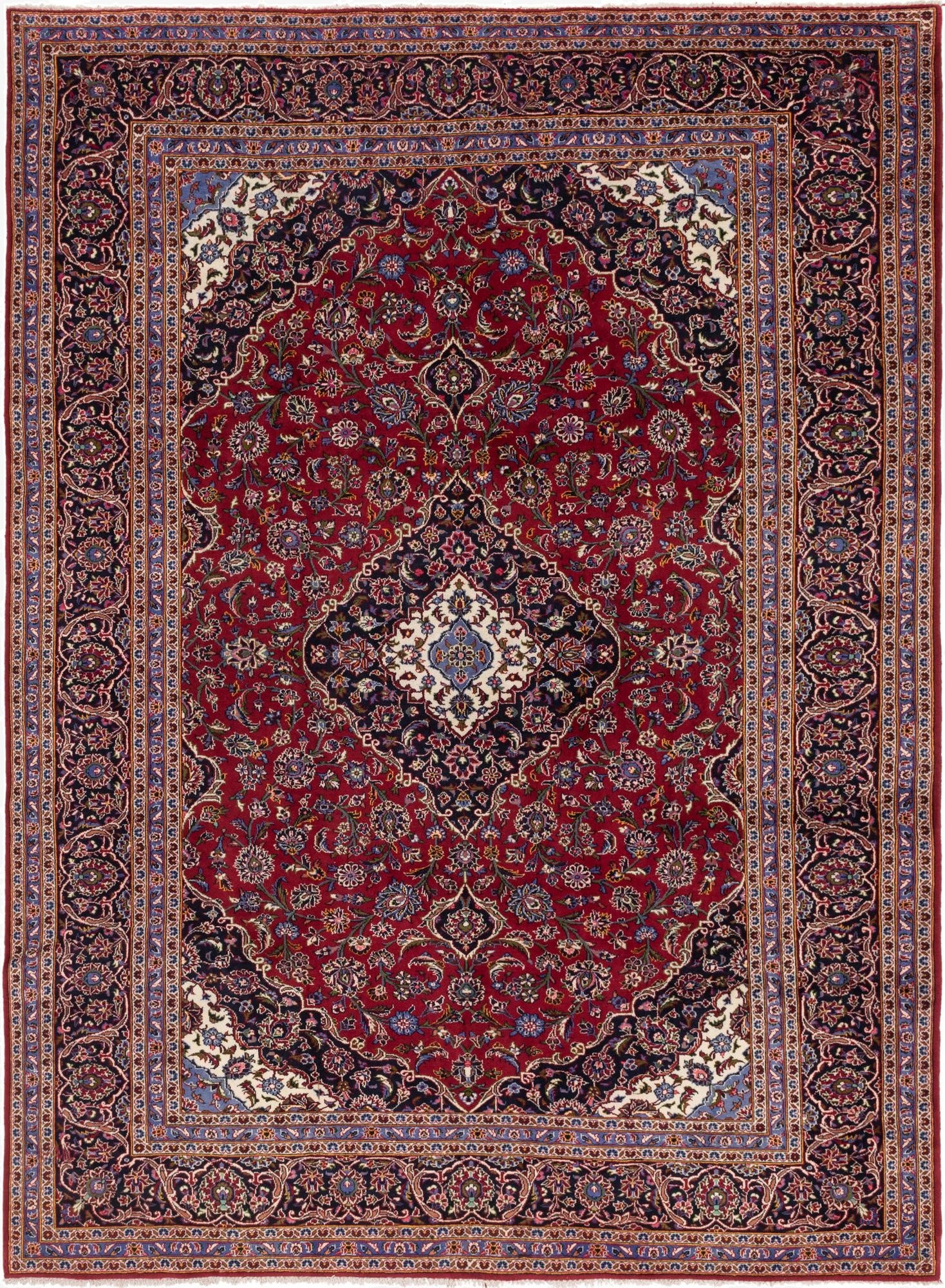 295cm x 400cm  Hand Knotted Kashan Persa Wool Alfombra
