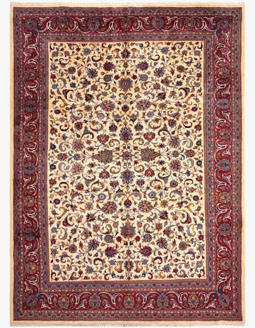 8' 6 x 11' Kashan Wool Rug