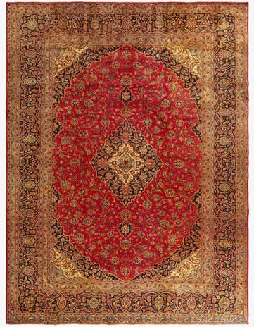 9' 11 x 13' Kashan Rug