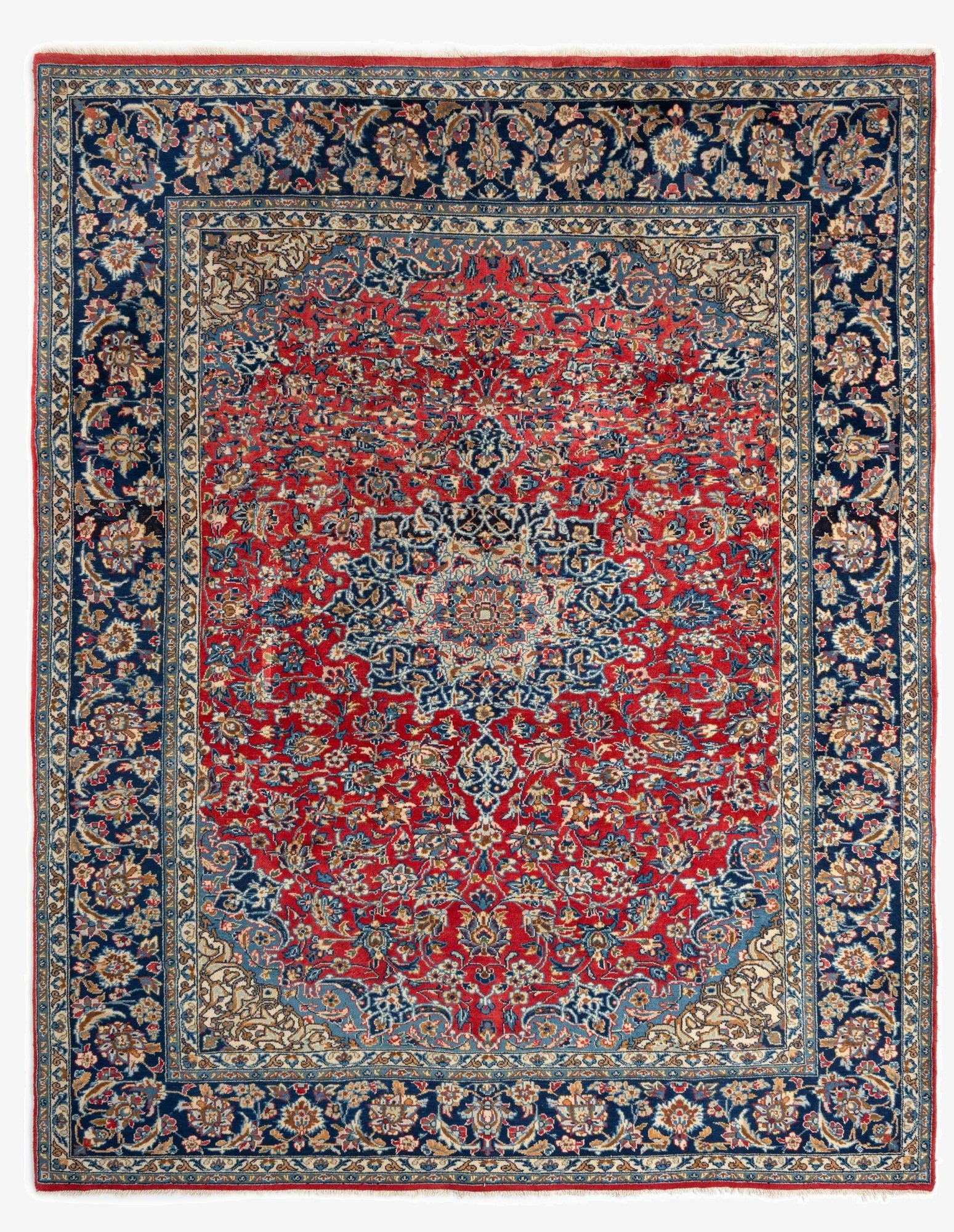 7' 10 x 10' 2 Kashan Wool Rug