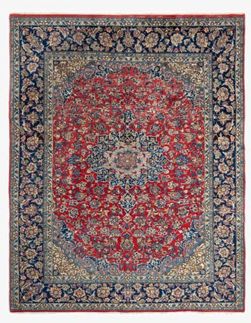 7' 10 x 10' 2 Kashan Wool Rug
