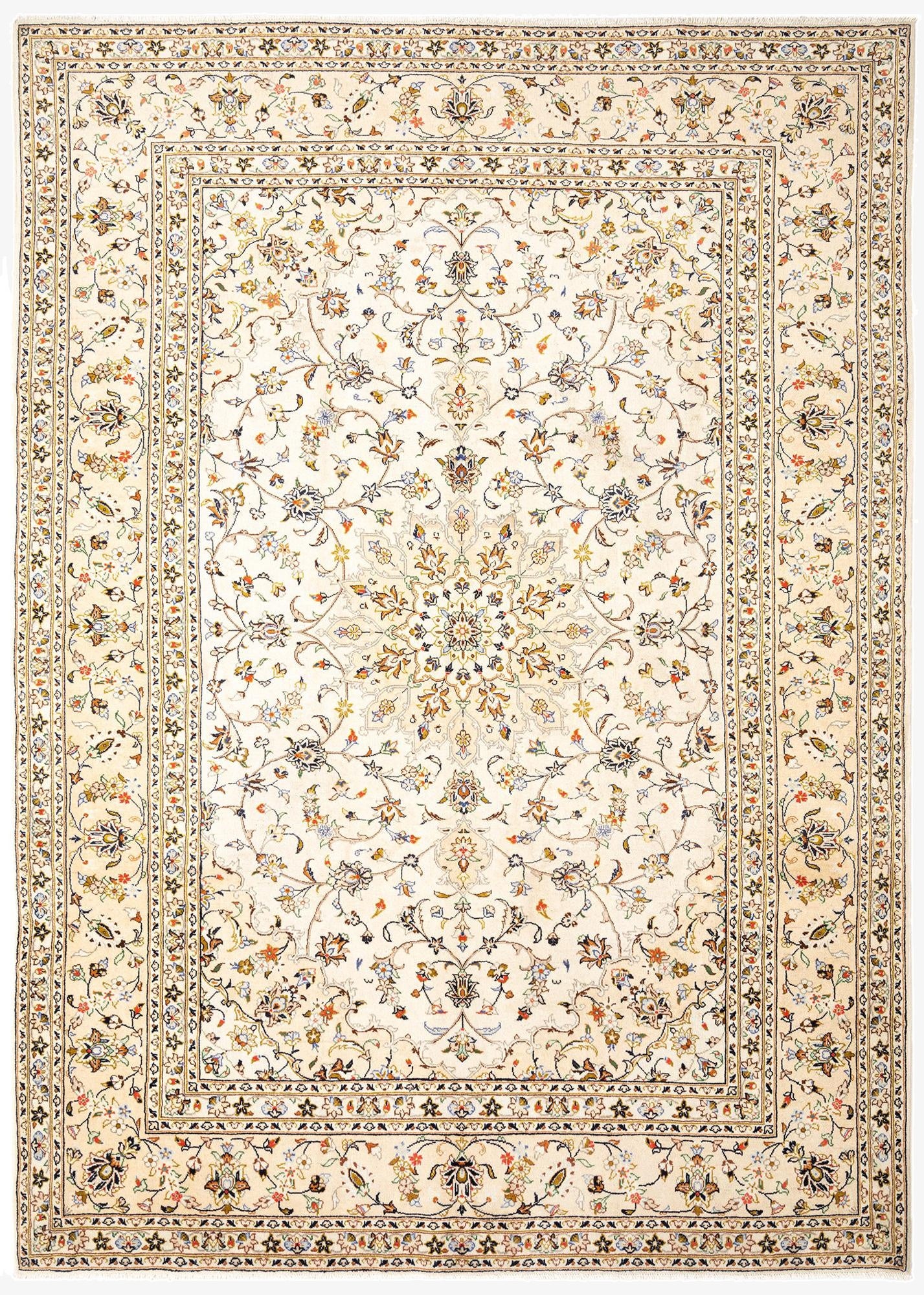 8' 2 x 11' 4 Kashan Wool Rug
