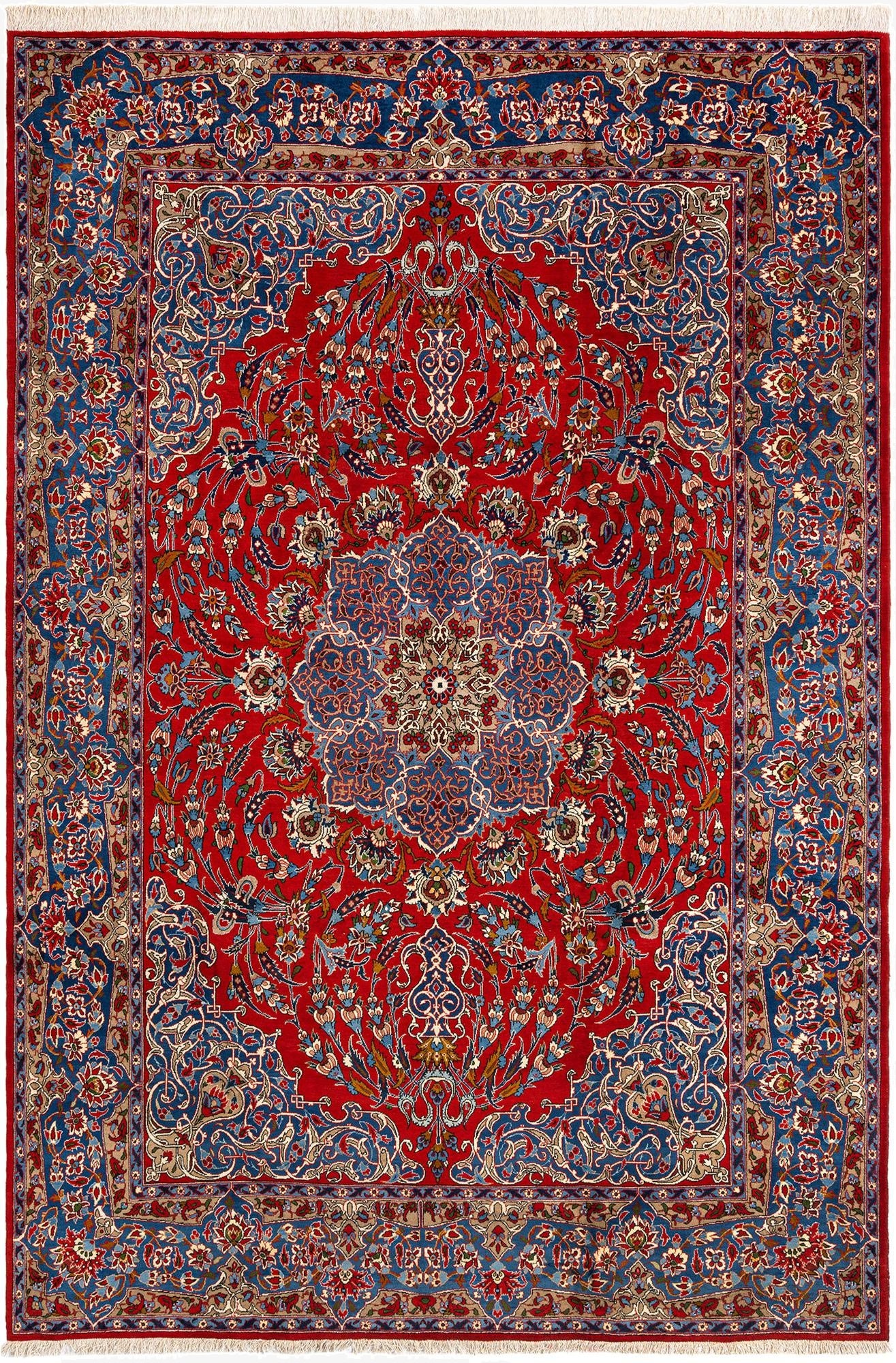 8' 6 x 12' 6 Kashan Wool Rug