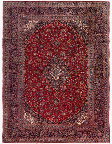 9' 7 x 13' 3 Kashan Rug