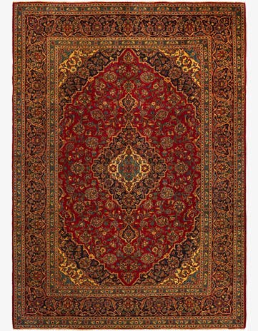 8' x 11' 3 Kashan Wool Rug