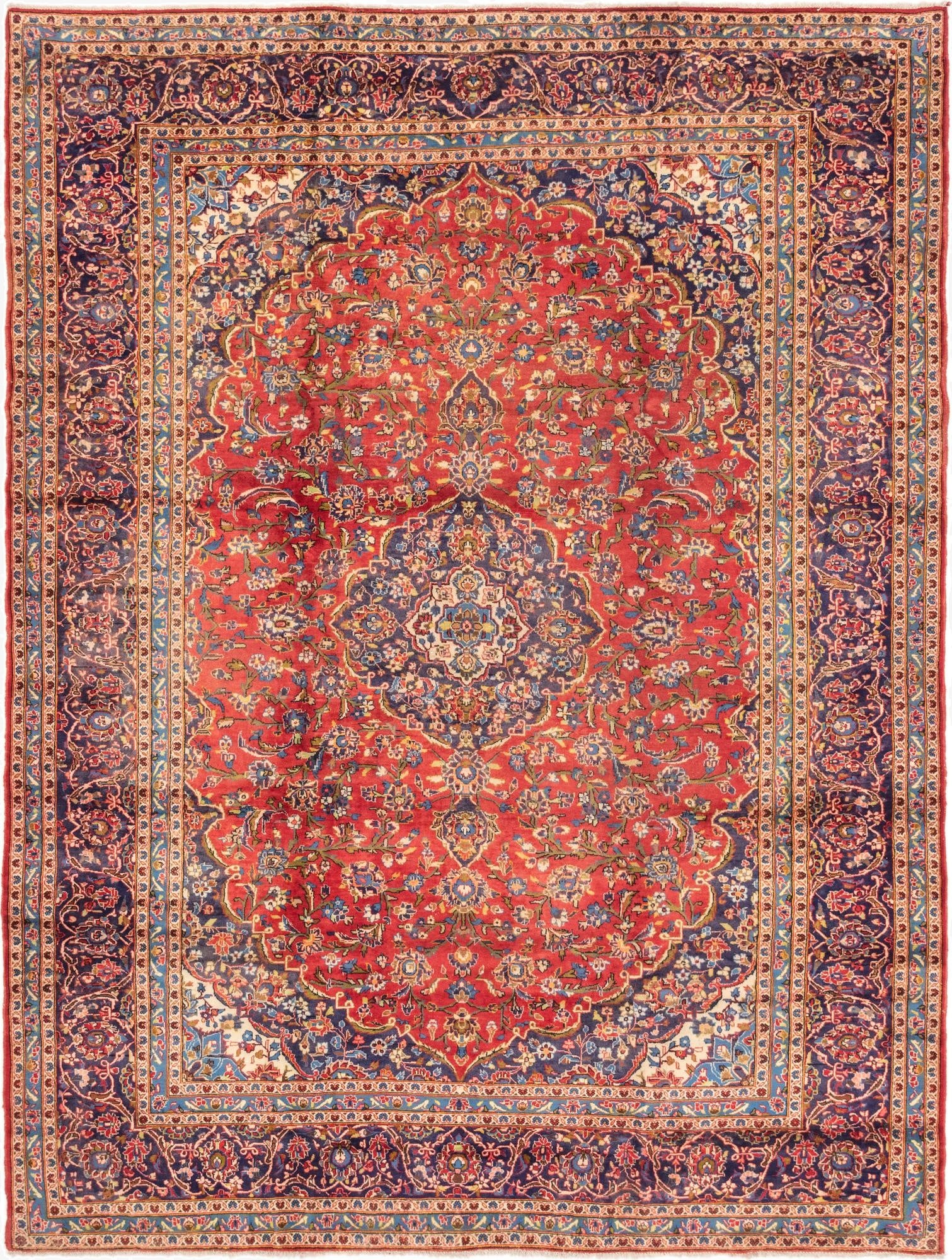 295cm x 395cm  Hand Knotted Kashan Persa Wool Alfombra