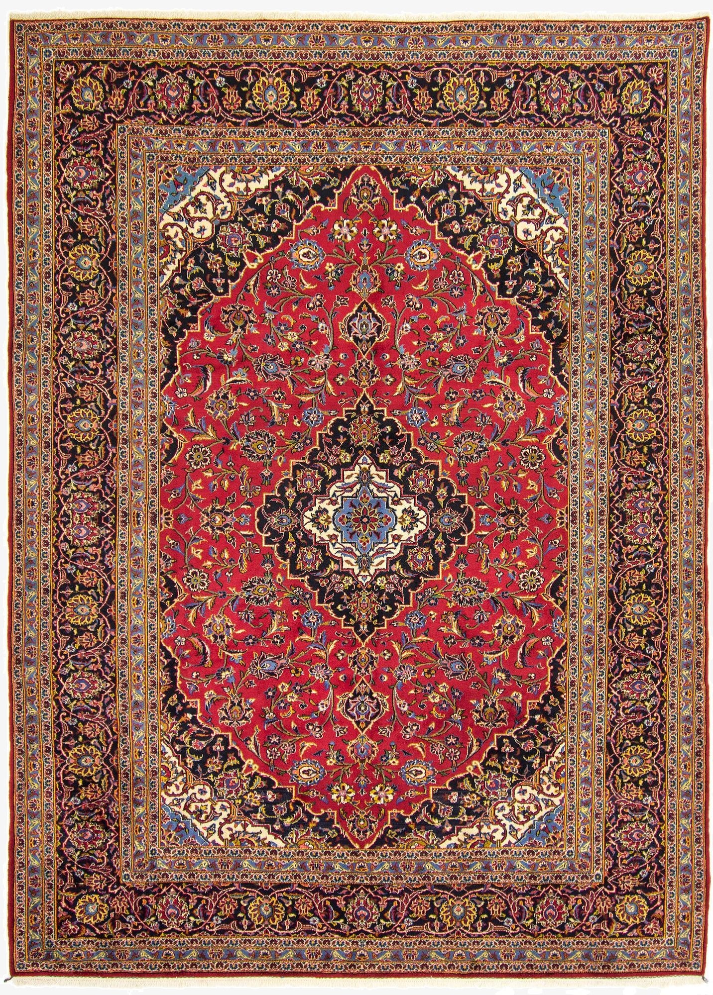 8' 2 x 11' 3 Kashan Rug