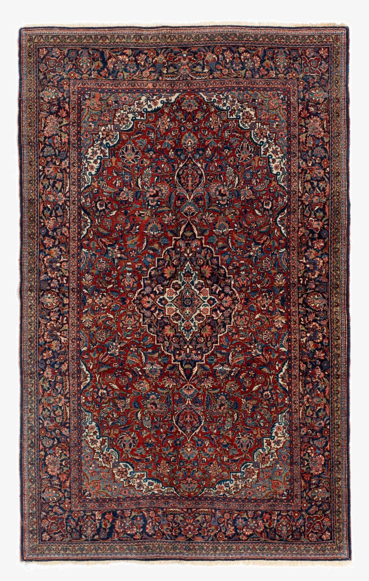 3' 10 x 7' Kashan Wool Rug