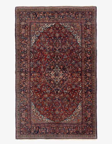 3' 10 x 7' Kashan Wool Rug