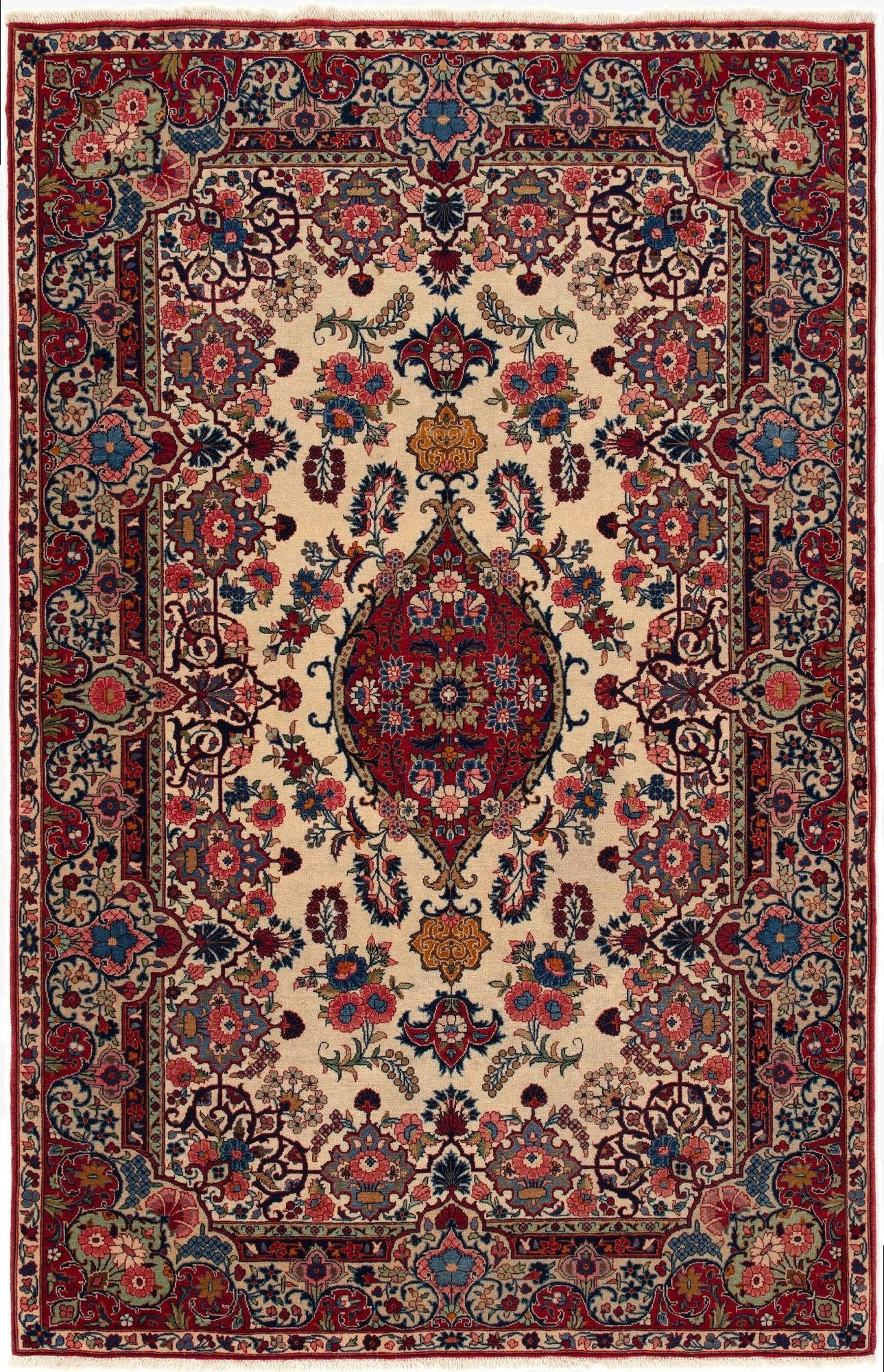 4' 5 x 6' 9 Kashan Rug