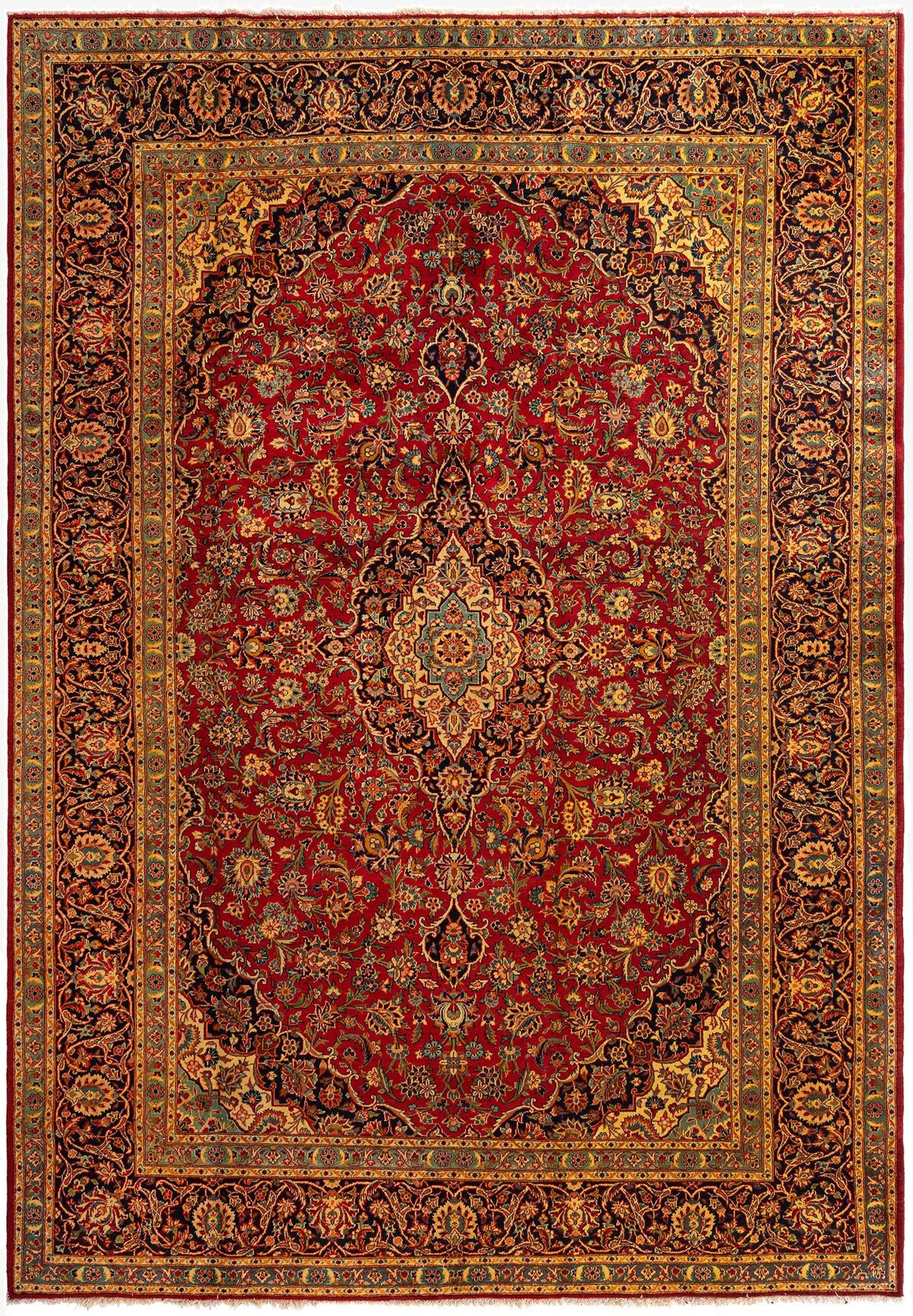 8' 10 x 12' 10 Kashan Rug