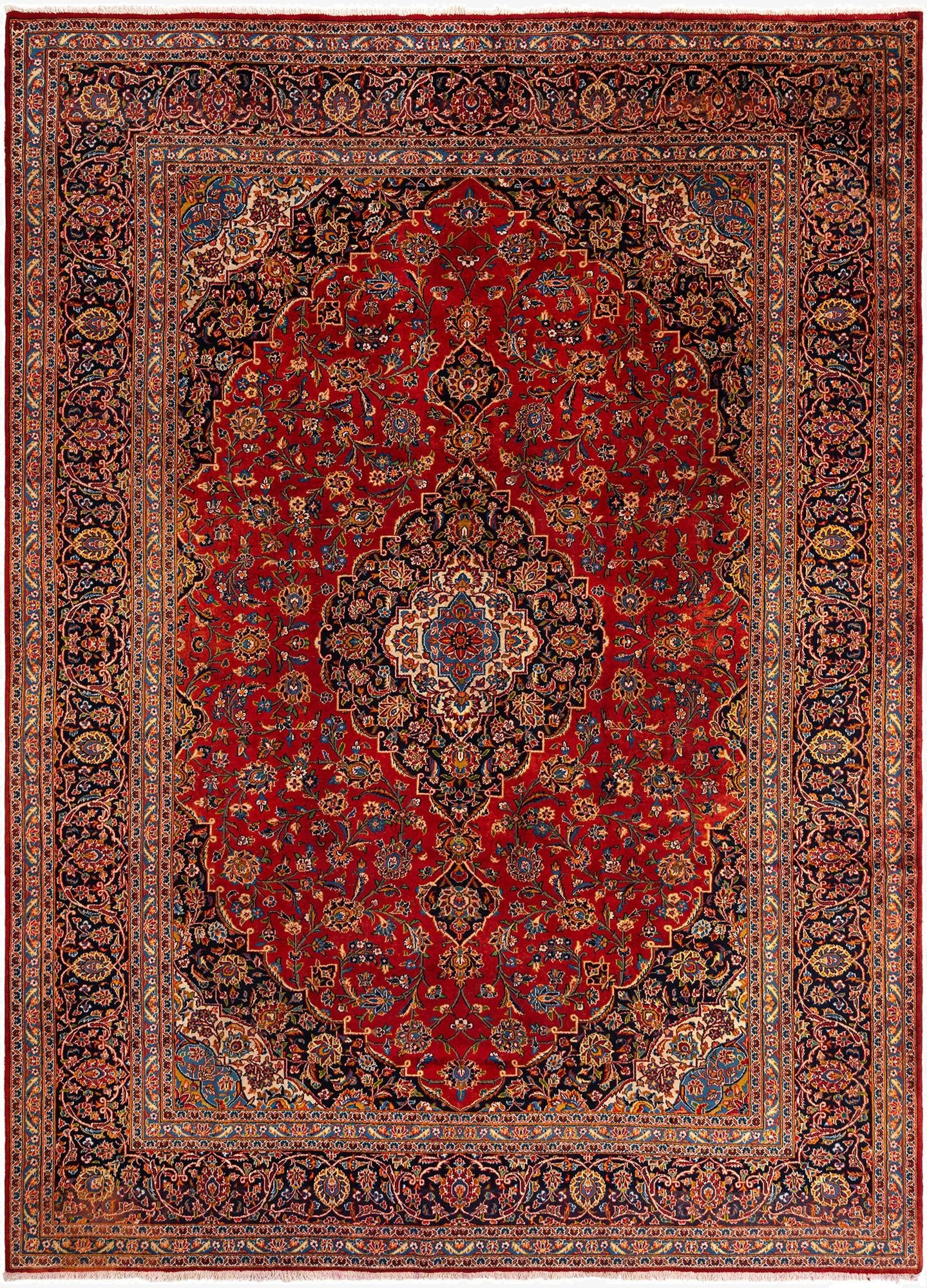 323cm x 438cm Kashan Wool Rug