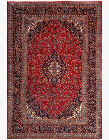 8' 1 x 11' 8 Kashan Wool Rug