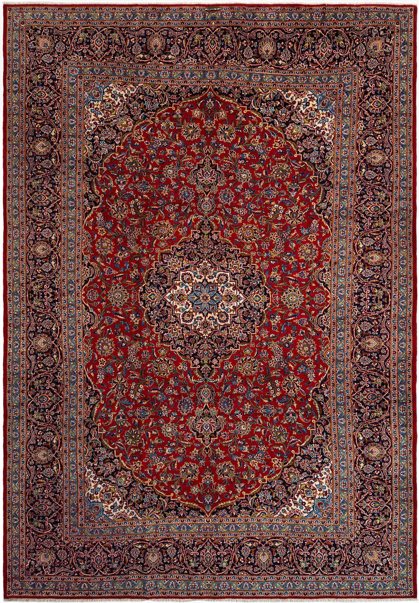 9' 10 x 13' 8 Kashan Rug