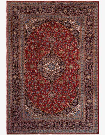 9' 10 x 13' 8 Kashan Rug