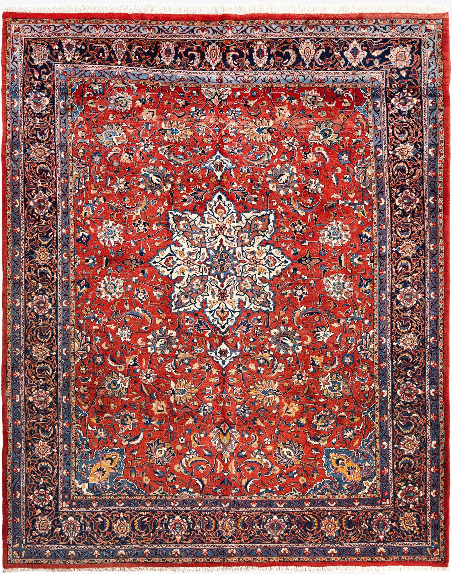 8' 2 x 10' Kashan Wool Rug