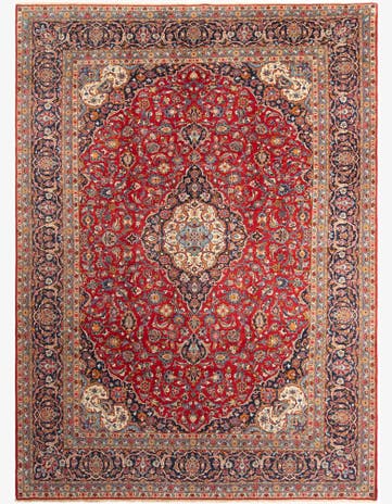 9' 2 x 12' 8 Kashan Rug