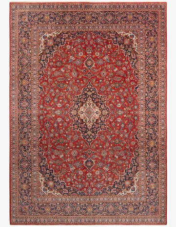 9' 2 x 12' 8 Kashan Rug