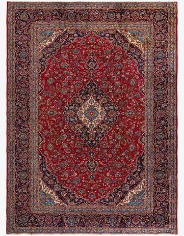 9' 7 x 13' 1 Kashan Rug