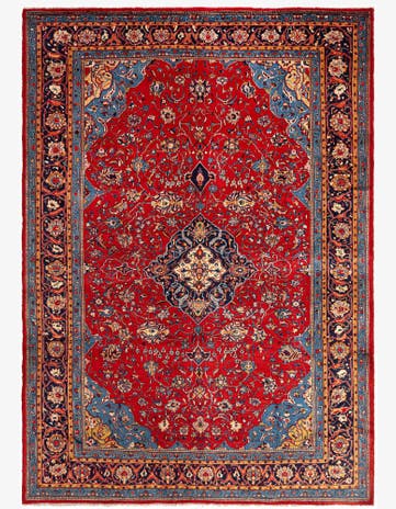 8' x 11' 5 Kashan Wool Rug
