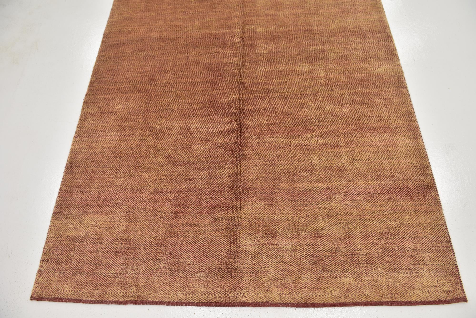 4' 9 x 6' 5 Hand Knotted Kashkuli Gabbeh Wool Rug
