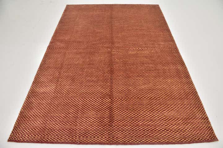 5' 7 x 7' 10 Hand Knotted Kashkuli Gabbeh Wool Rug