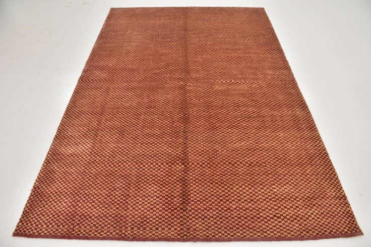 Detail image of 5' 7 x 7' 10 Hand Knotted Kashkuli Gabbeh Wool Rug