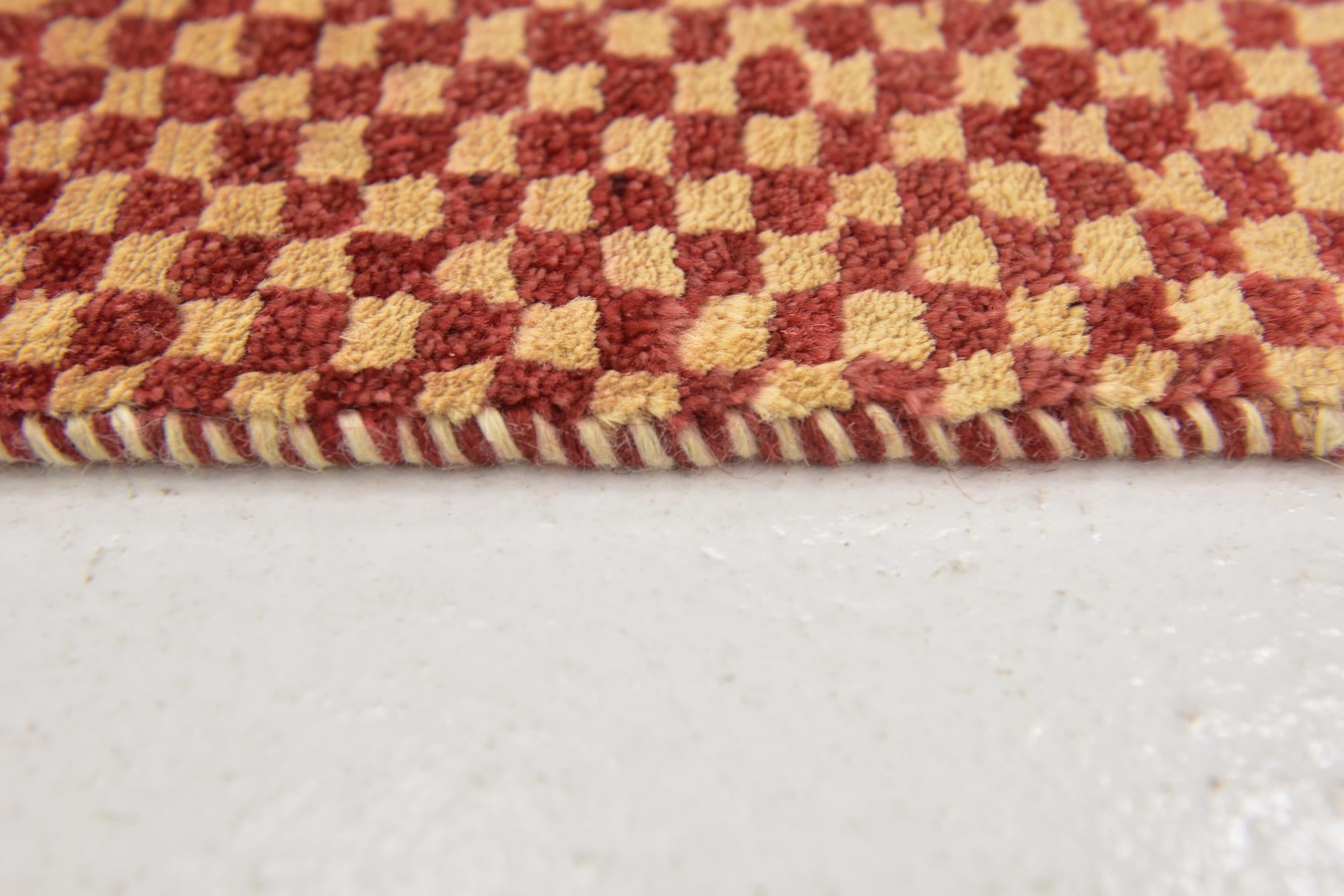 5' 7 x 7' 10 Hand Knotted Kashkuli Gabbeh Wool Rug