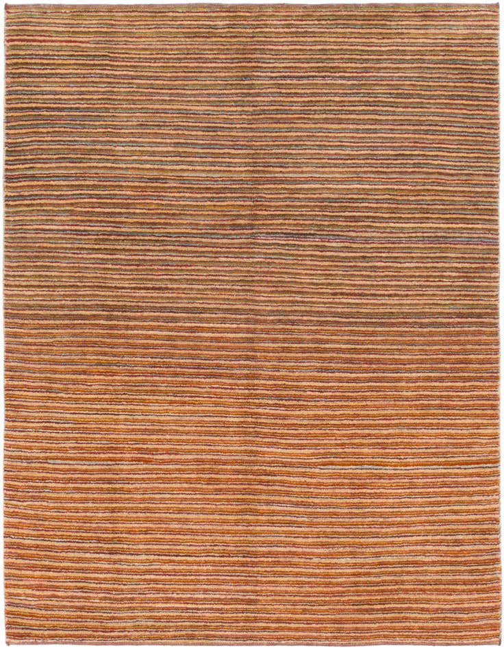 Detail image of 5' x 6' 5 Hand Knotted Kashkuli Gabbeh Wool Rug