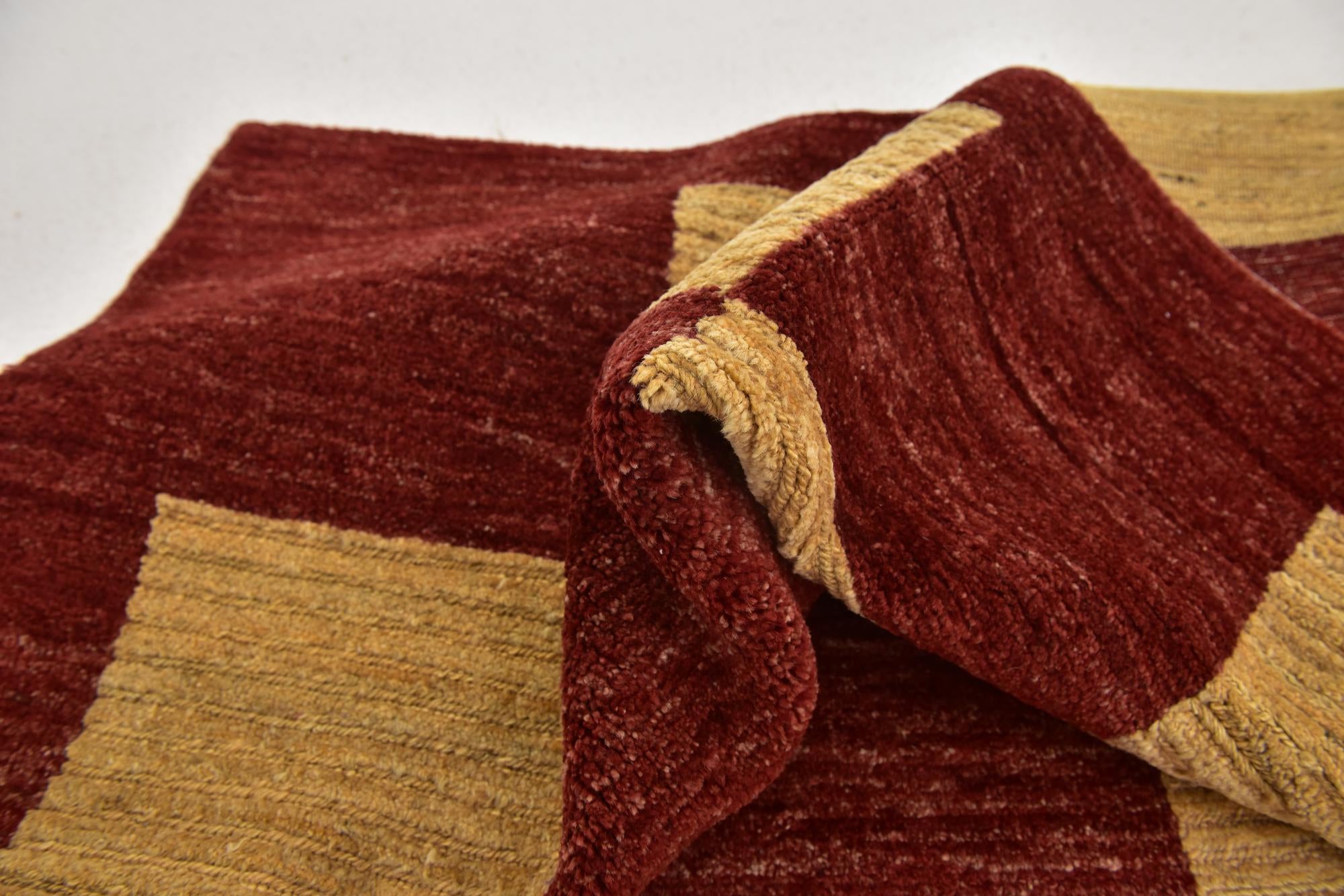 5' 10 x 8' 8 Hand Knotted Kashkuli Gabbeh Wool Rug