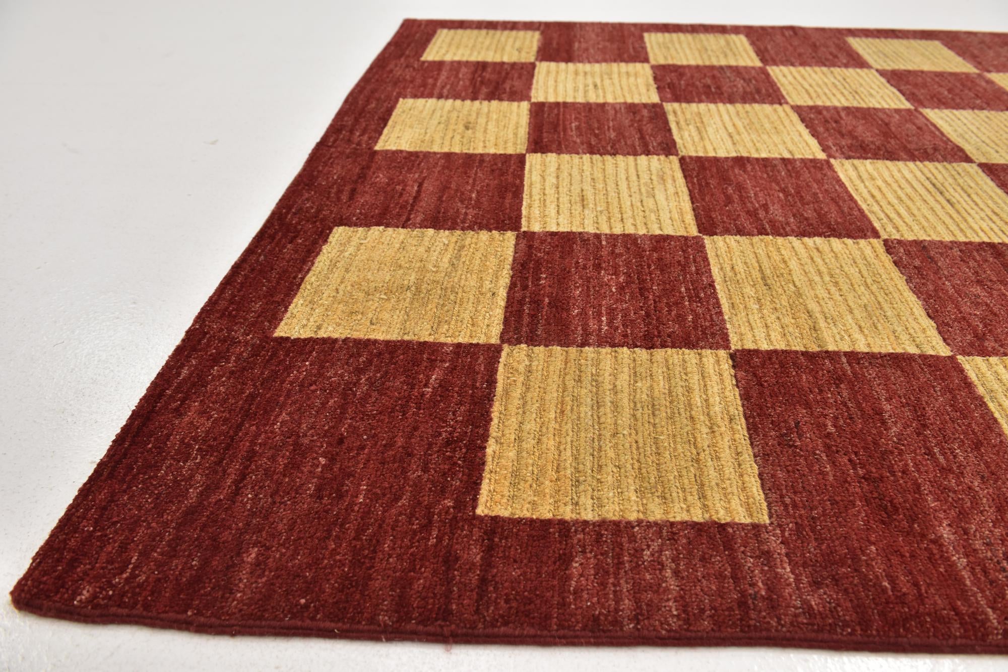 5' 10 x 8' 8 Hand Knotted Kashkuli Gabbeh Wool Rug