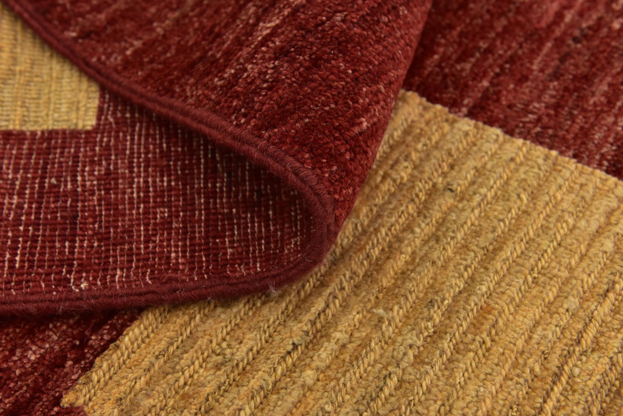 5' 10 x 8' 8 Hand Knotted Kashkuli Gabbeh Wool Rug