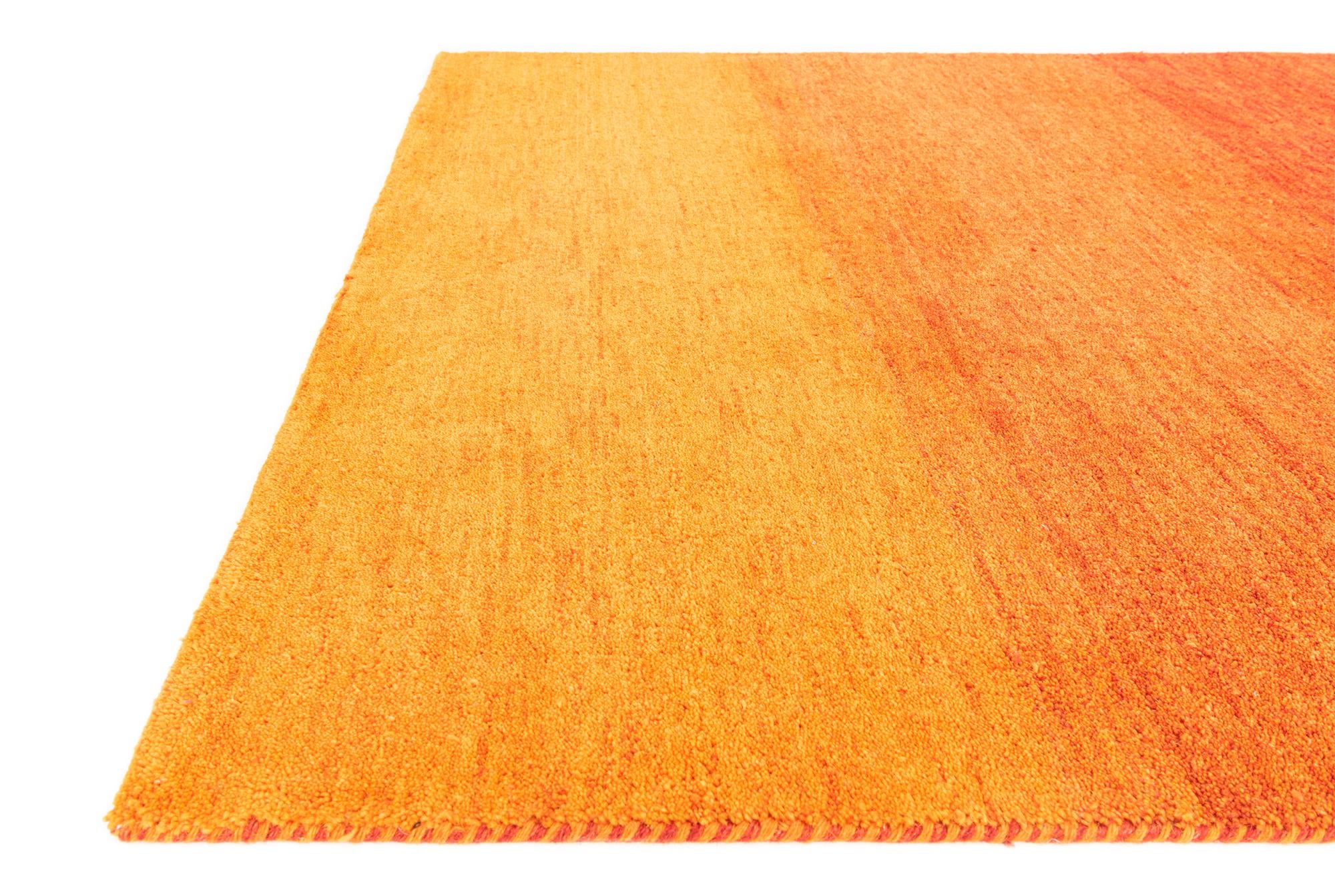 5' 7 x 8' Hand Knotted Kashkuli Gabbeh Wool Rug