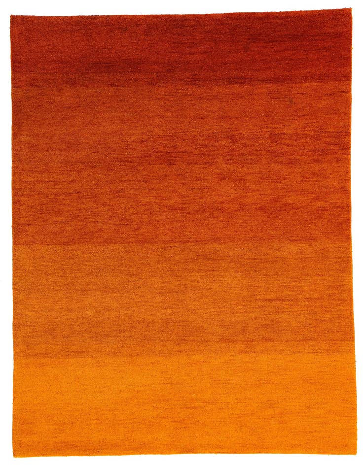 Detail image of 5' 7 x 8' Hand Knotted Kashkuli Gabbeh Wool Rug