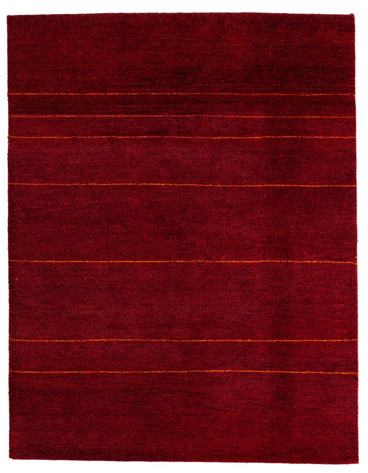 Detail image of 5' 5 x 6' 4 Hand Knotted Kashkuli Gabbeh Wool Rug