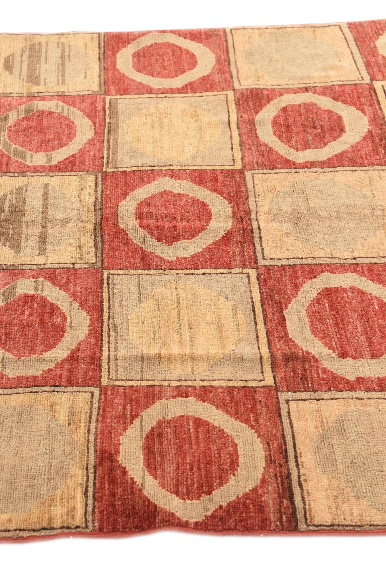 3' 9 x 5' 8 Hand Knotted Kashkuli Gabbeh Wool Rug