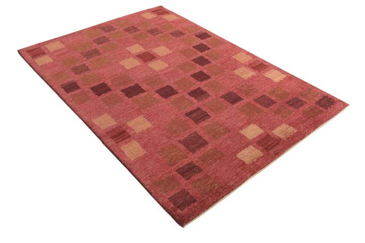 4' 7 x 6' 8 Hand Knotted Kashkuli Gabbeh Rug