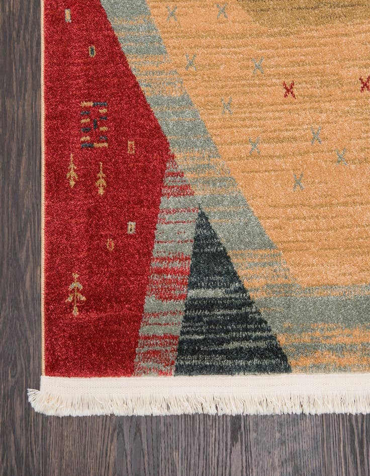 Detail image of 3' 3 x 5' 3 Kashkuli Gabbeh Rug
