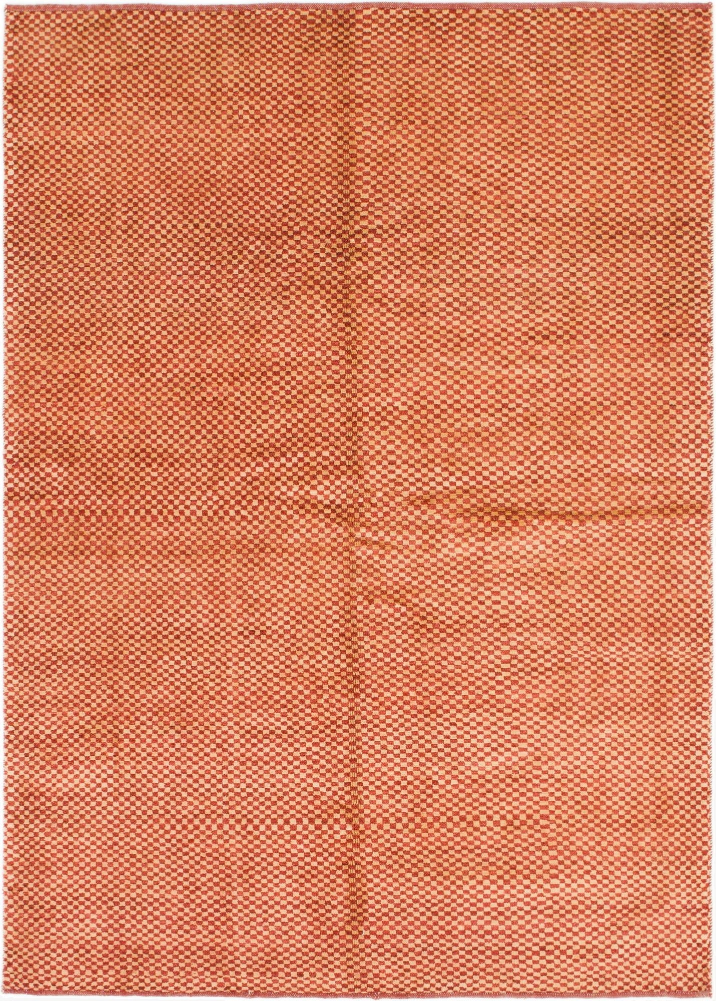 5' 7 x 7' 10  Hand Knotted Kashkuli Gabbeh Wool Rug