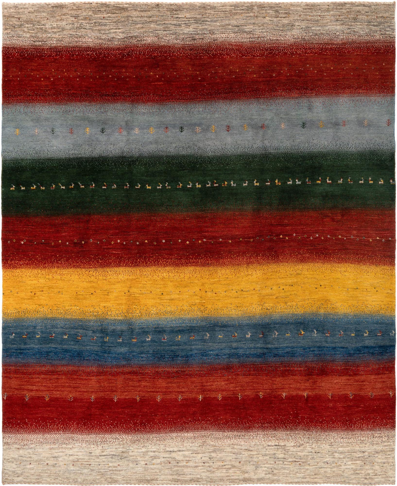 8' 2 x 9' 10 Kashkuli Wool Rug