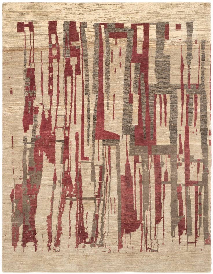 Detail image of 5' 9 x 8' 2 Kashkuli Wool Rug