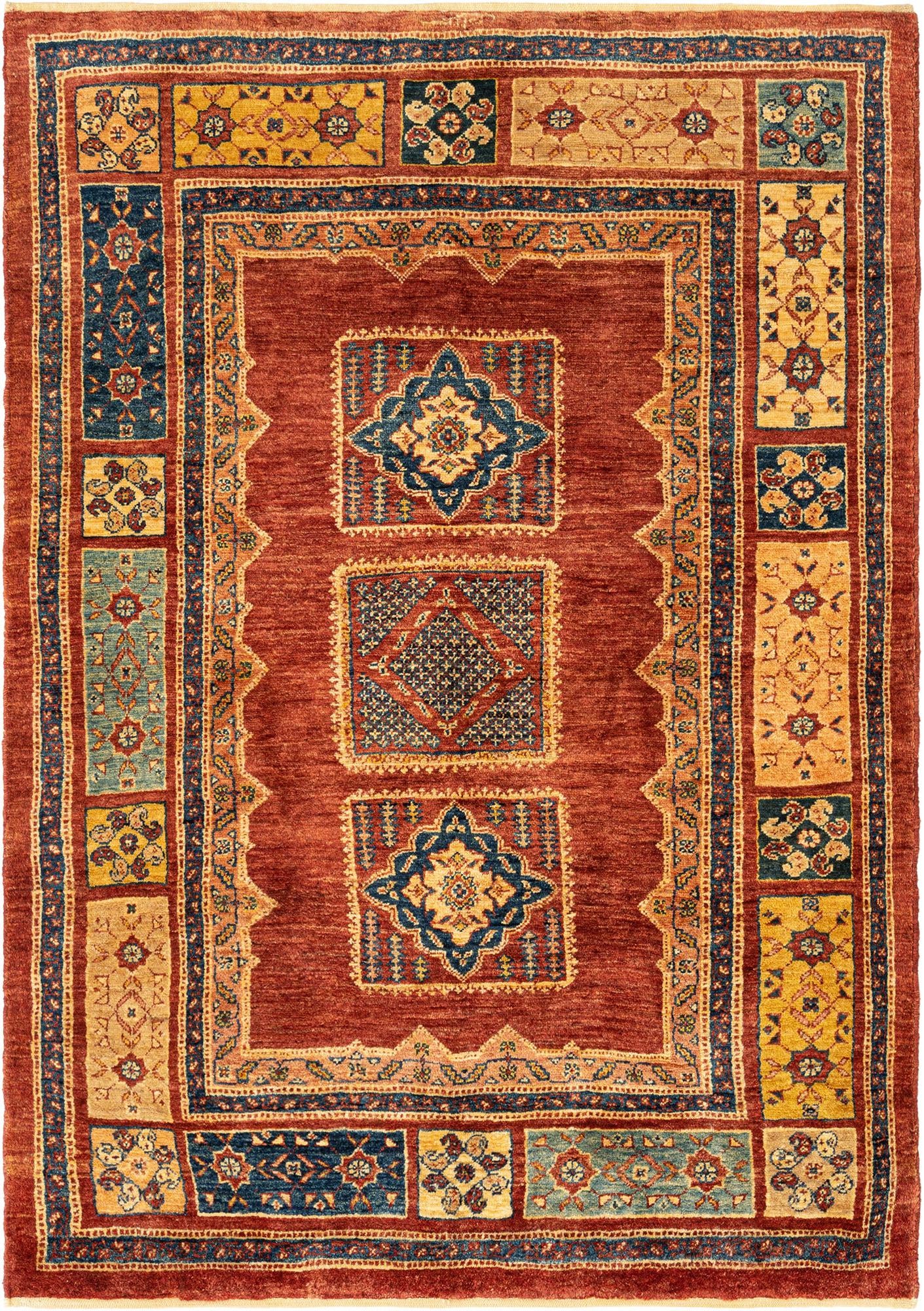 3' 8 x 5' 2 Kashkuli Wool Rug